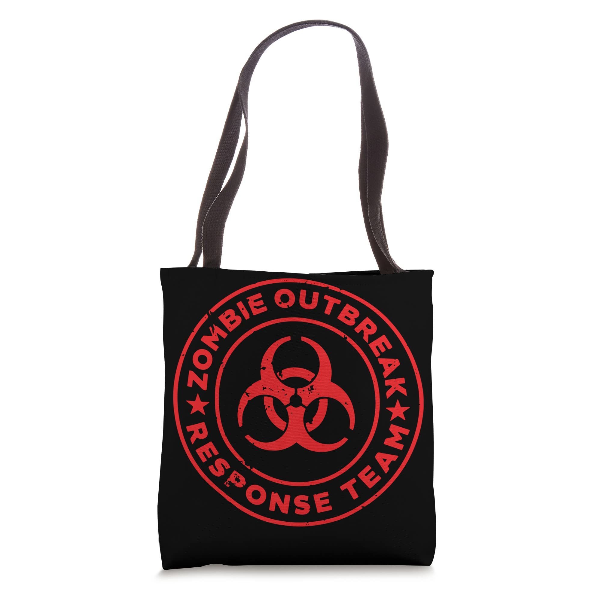 Zombie Outbreak Response Team Zombie Apocalypse Gas Mask Tote Bag